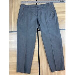RIANI Women Grey Zip Pocket Tailored Trousers Dress Pants Size 16‎
